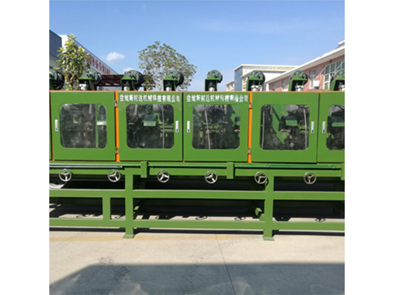 八工位自动外圆抛光机